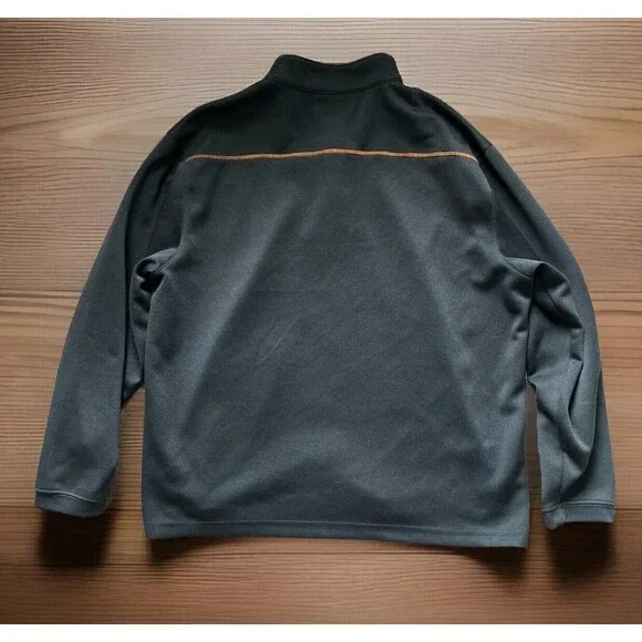 Pebble Beach Men's Gray Performance quarter zip Golf pullover- size XL - Picture 4 of 5